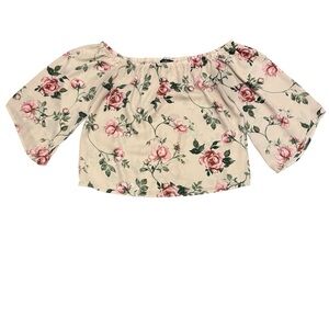 Milk & Honey Floral Off-Shoulder Blouse